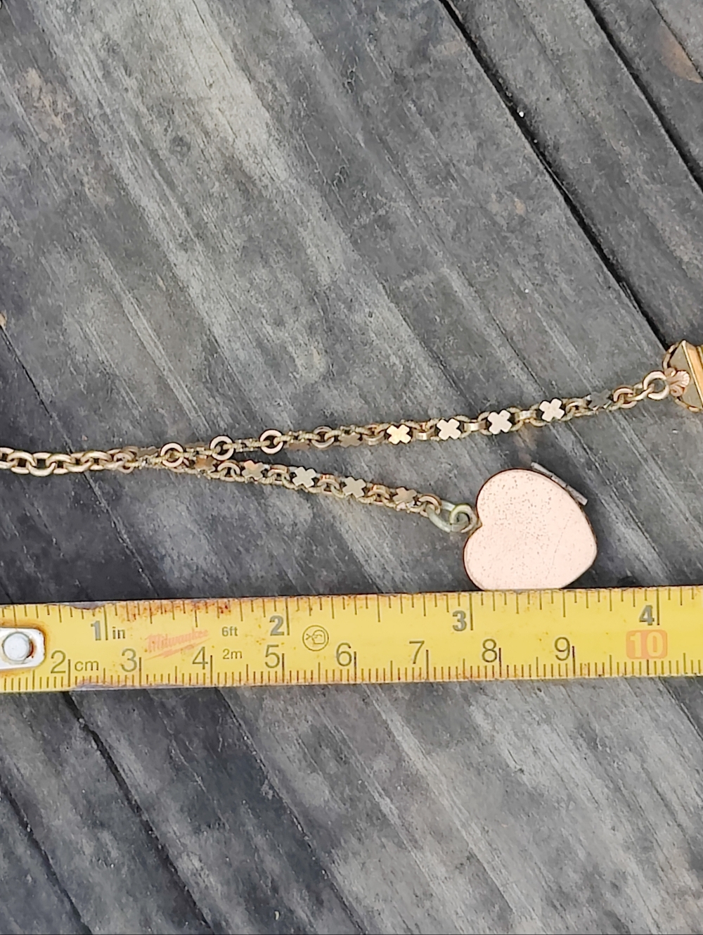 Antique Victorian 9k chatelaine locket chain - Picture 7 of 13